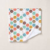 Bienen-Bienenstock-Modul-Muster Badhandtuch Set (Waschlappen)