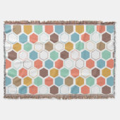 Bienen-Bienenstock-Modul-Muster Decke (Vorderseite)