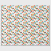 Bienen-Bienenstock-Modul-Muster Geschenkpapier (Flach)