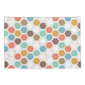 Bienen-Bienenstock-Modul-Muster Kissenbezug (Rückseite-Rechts)