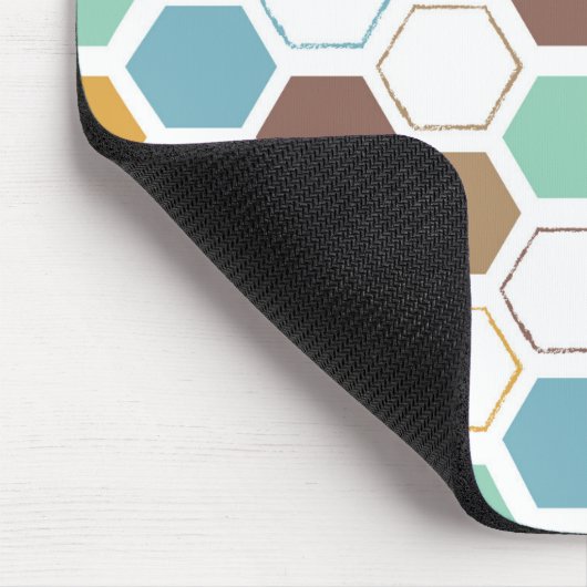 Bienen-Bienenstock-Modul-Muster Mousepad (Ecke)