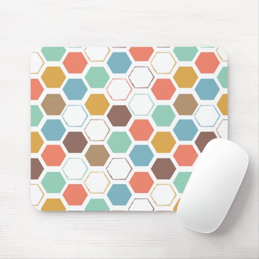 Bienen-Bienenstock-Modul-Muster Mousepad (Mit Mouse)