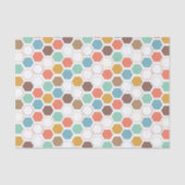 Bienen-Bienenstock-Modul-Muster Seidenpapier (Vorderseite)