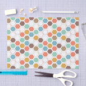 Bienen-Bienenstock-Modul-Muster Seidenpapier (Handwerk)