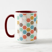 Bienen-Bienenstock-Modul-Muster Tasse (Links)