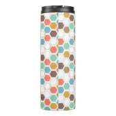 Bienen-Bienenstock-Modul-Muster Thermosbecher (Rückseite)