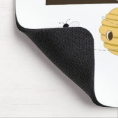 Bienen-Bienenstock Mousepad (Ecke)