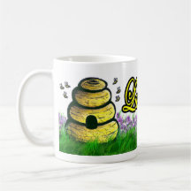 Bienen-Bienenstock-Tasse