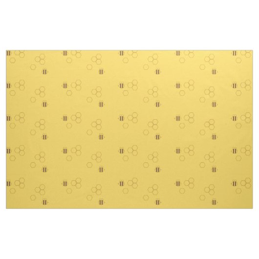 Bienen-Bienenwaben-Muster Stoff (Yard (91,4 cm))