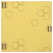 Bienen-Bienenwaben-Muster Stoff (Muster)