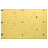 Bienen-Bienenwaben-Muster Stoff (Fat Quarter (45,7 x 55,9 cm))