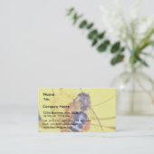 Bienen Blume Pollen Visitenkarte (Stehend Vorderseite)