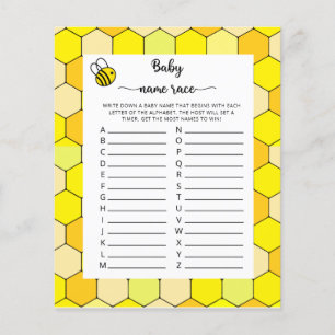 Bienen-Blumen-Baby-Name-Rennspiel