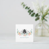 Bienen-Blumen Visitenkarte (Stehend Vorderseite)