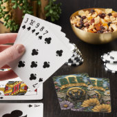 Bienen-Blumengarten POPCUT Spielkarten (In Situ)