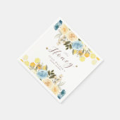 Bienen-Brautjunggesellinnenabschied Serviette (Ecke)