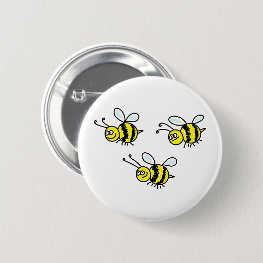 Bienen Button (Vorne & Hinten)