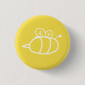 Bienen-Button Button (Vorderseite)