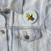 Bienen-Cartoon-Button Button (Beispiel)