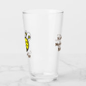 Bienen Cartoon Glas (Links)