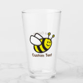 Bienen Cartoon Glas (Vorderseite)