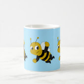 Bienen-Cartoon-Kaffee-Tasse Kaffeetasse (Mittel)