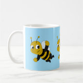 Bienen-Cartoon-Kaffee-Tasse Kaffeetasse (Links)