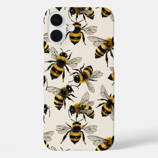 Bienen Case-Mate iPhone Hülle (Rückseite)
