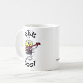 Bienen-coole Tasse (Vorderseite Links)
