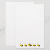 Bienen Design Briefpapier (Vorne/Hinten)