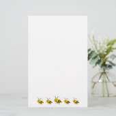 Bienen Design Briefpapier (Stehend Vorderseite)