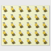 Bienen Design Geschenkpapier (Flach)