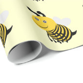 Bienen Design Geschenkpapier (Rolleneckpunkt)