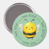 Bienen-Einstellungen Magnet (Vorderseite/Rückseite)