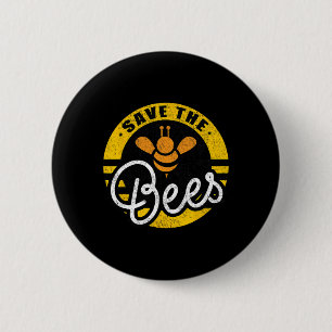 Bienen-Erde-Lover-Planet-Imker gerettet Button