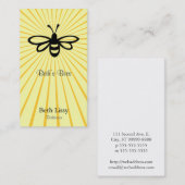 Bienen-Explosion Visitenkarte (Vorne/Hinten)
