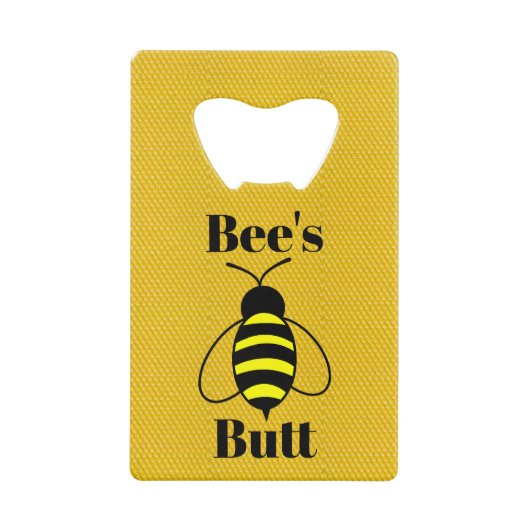 Bienen-Flaschenöffner Geldbeutel Flaschenöffner (Vorderseite)