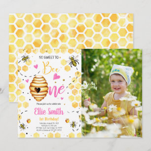 Bienen-Foto-Einladung Einladung
