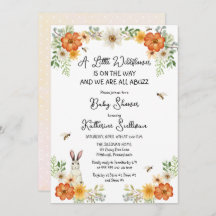 Bienen Frühling Kleine Wildblume Girl Babydusche