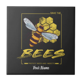 Bienen für Imker und Apiarist gerettet Fliese