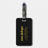 Bienen für Imker und Apiarist gerettet Gepäckanhänger (Rückseite vertikal)