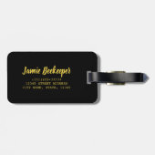 Bienen für Imker und Apiarist gerettet Gepäckanhänger (Rückseite horizontal)