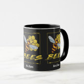 Bienen für Imker und Apiarist gerettet Tasse (VorderseiteRechts)