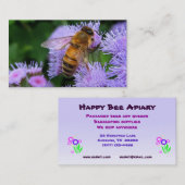 Bienen für Verkauf Visitenkarte (Vorne/Hinten)
