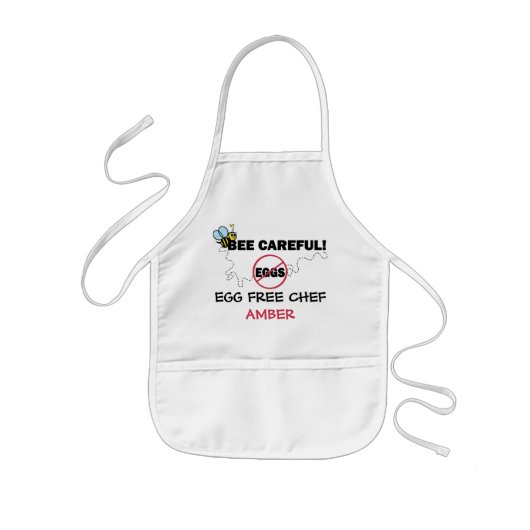 Bienen-geben vorsichtiges Hummel-Ei Koch frei Kinderschürze (Vorne)