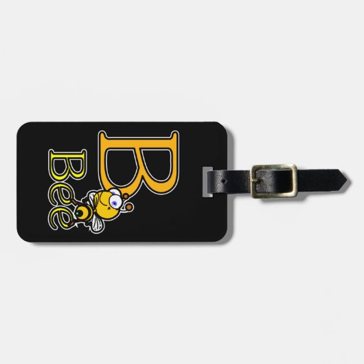 Bienen-Gepäckanhänger Gepäckanhänger (Vorderseite horizontal)