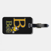 Bienen-Gepäckanhänger Gepäckanhänger (Rückseite horizontal)