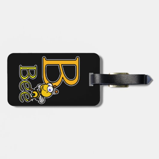 Bienen-Gepäckanhänger Gepäckanhänger (Rückseite horizontal)