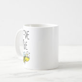 Bienen gerettet - Bienenschutz Kaffeetasse (Vorderseite Links)