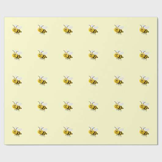 Bienen Geschenkpapier (Flach)
